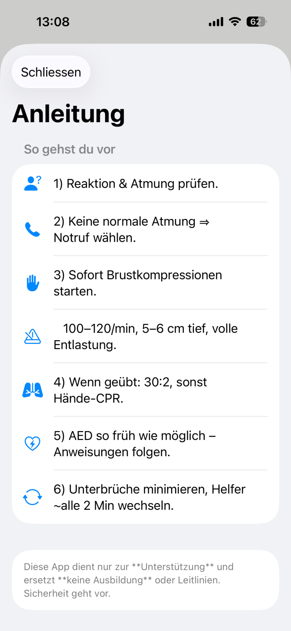 Profi-Modus Übersicht